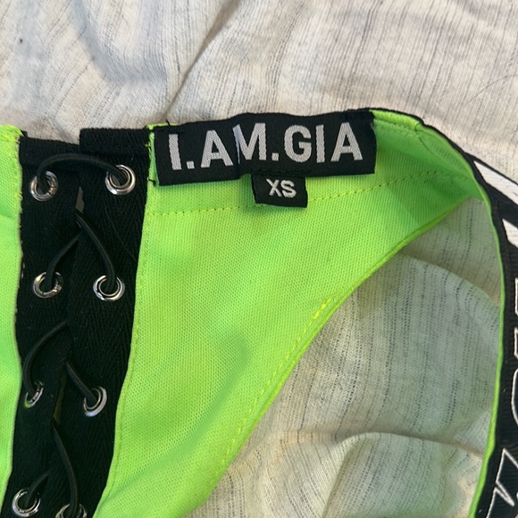 I.am.gia neon green corset - Picture 4 of 5